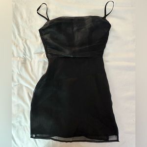 Superdown Black Lena Cowl Mini Dress * NEW WITH TAGS *